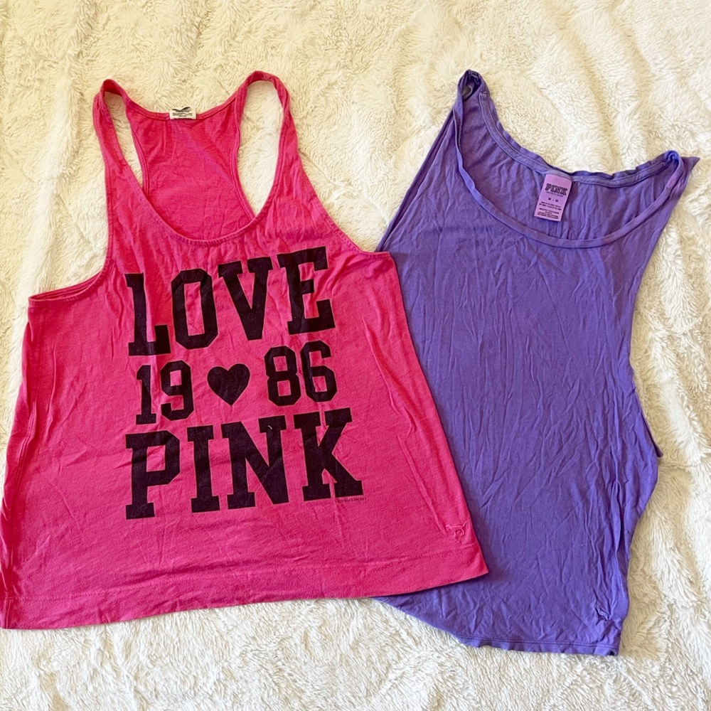 PINK Victoria’s Secret Tank 2 piece lot/bundle